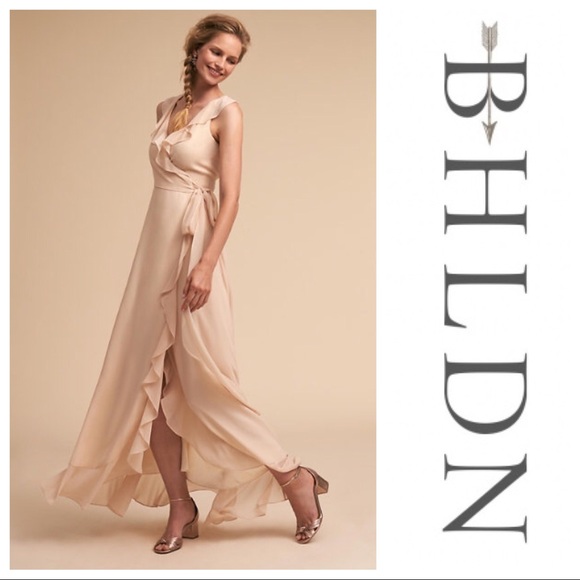 bhldn wrap dress